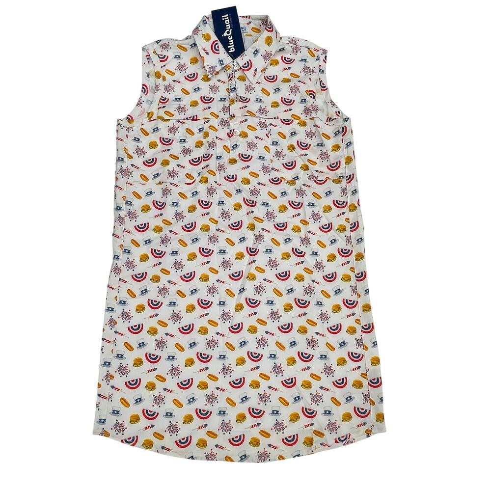 NWT Blue Quail Size 8 Independence Day Sleeveless Dress